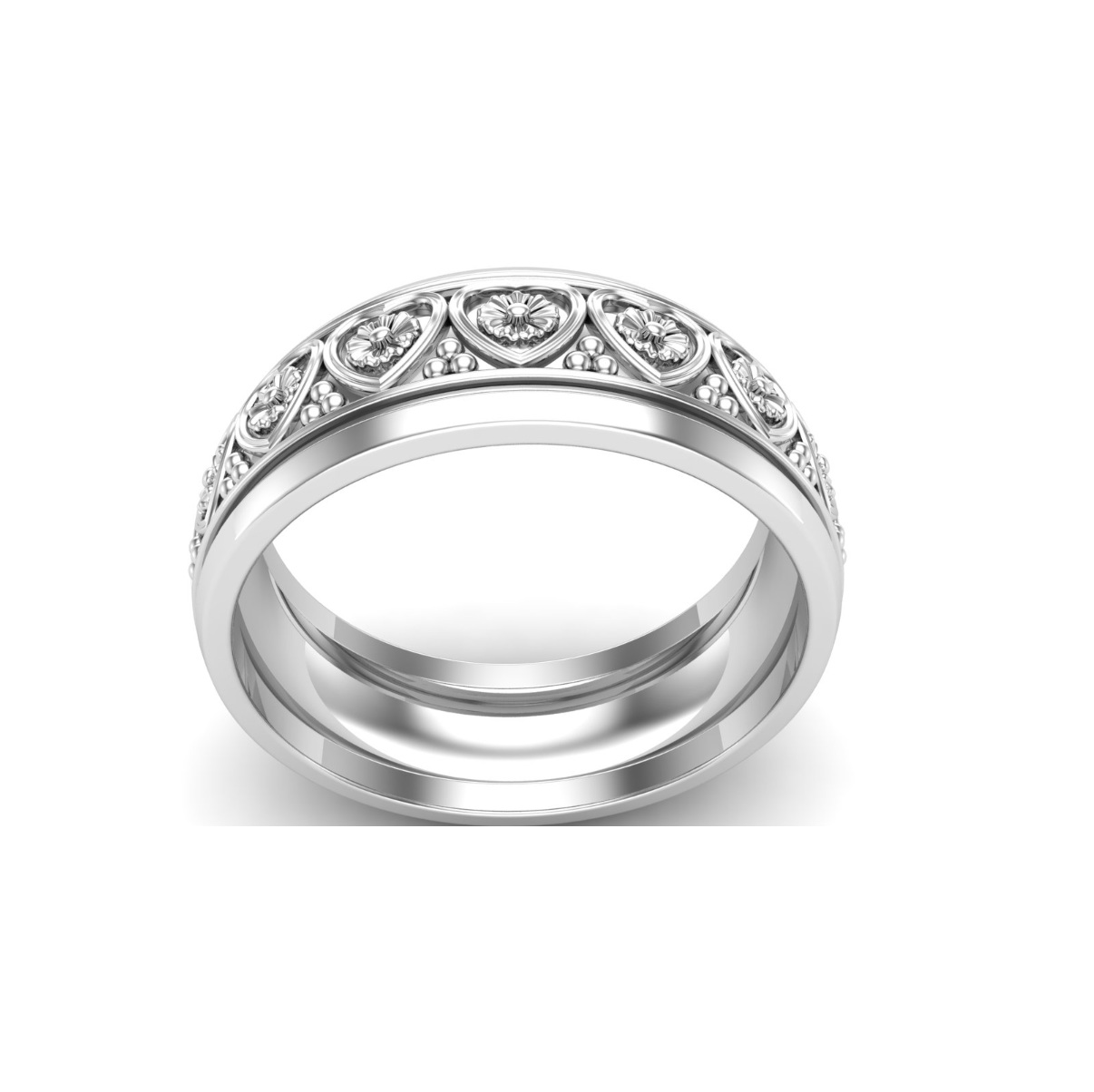 Bague anneau argent Joy